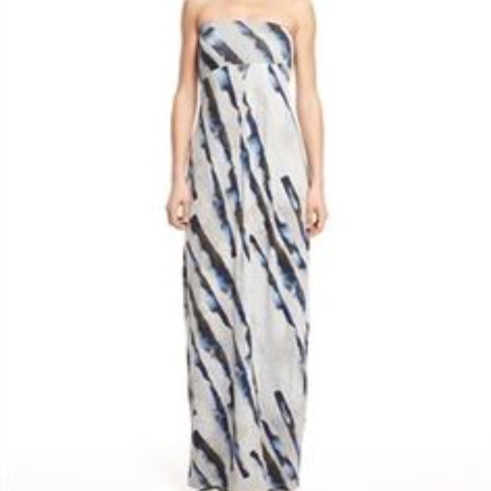 DKNY Strapless Maxi Dress